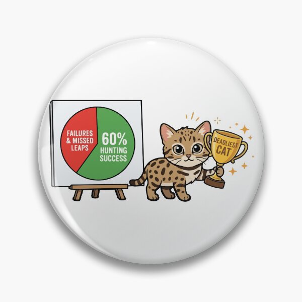 Item preview, Deadliest Cat On Earth Black Footed Cat designed and sold by Petzzz.