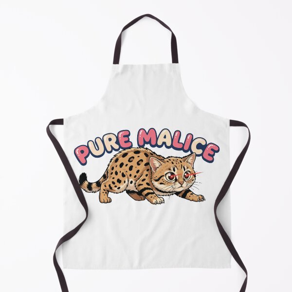 Item preview, Pure Malice Funny Angry Black Footed Cat designed and sold by Petzzz.