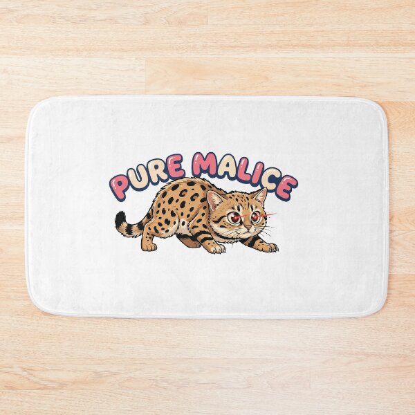Item preview, Pure Malice Funny Angry Black Footed Cat designed and sold by Petzzz.