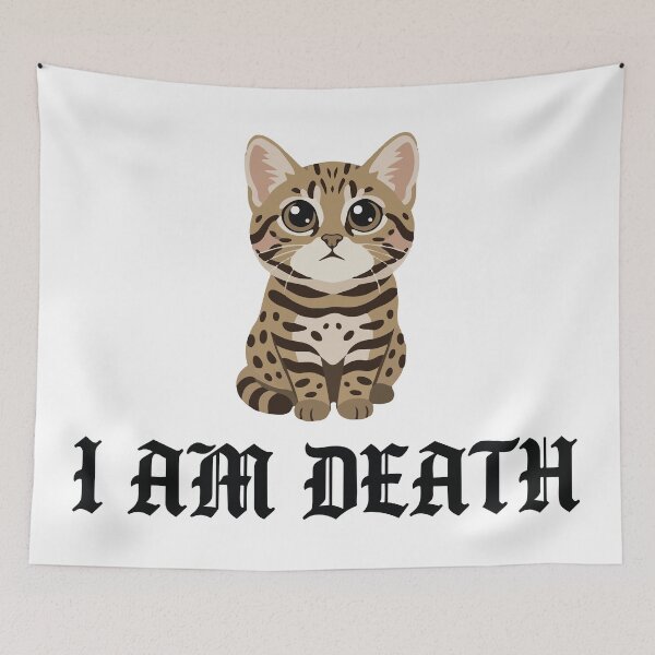 Item preview, I Am Death Cute But Deadly Black Footed Cat designed and sold by Petzzz.