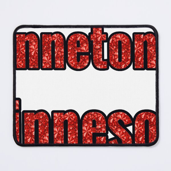 Item preview, Minnetonka Minnesota City Name With Red Rhinestone designed and sold by TheIconSmith.