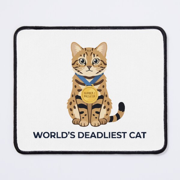 Item preview, Worlds Deadliest Cat Funny Black Footed Cat designed and sold by Petzzz.
