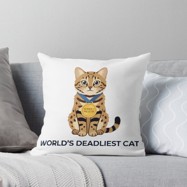 Item preview, Worlds Deadliest Cat Funny Black Footed Cat designed and sold by Petzzz.