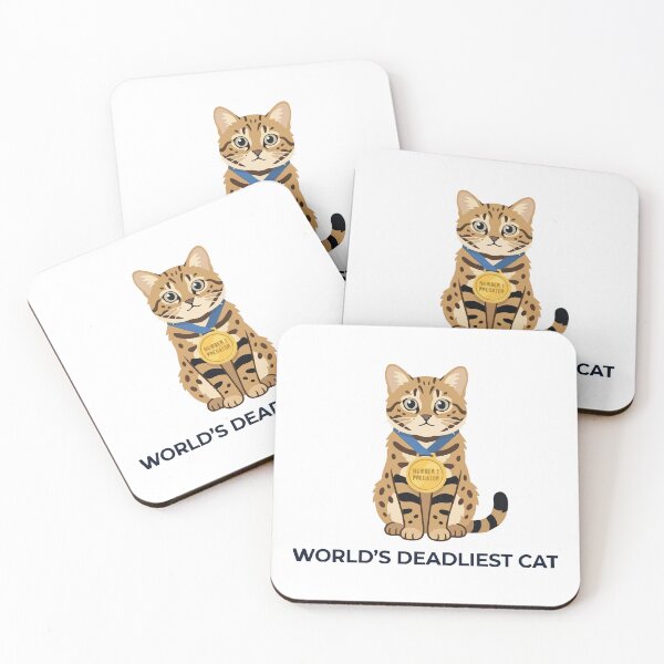 Item preview, Worlds Deadliest Cat Funny Black Footed Cat designed and sold by Petzzz.