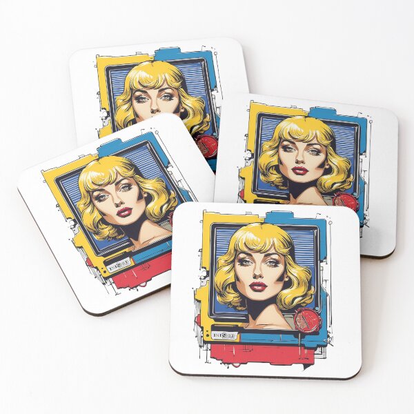 Item preview, Roy Lichtenstein Inspired Girl in TV Graffiti Street Artwork designed and sold by Inished Productions.