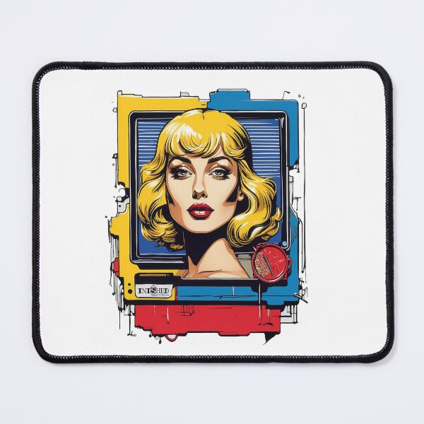 Item preview, Roy Lichtenstein Inspired Girl in TV Graffiti Street Artwork designed and sold by Inished Productions.