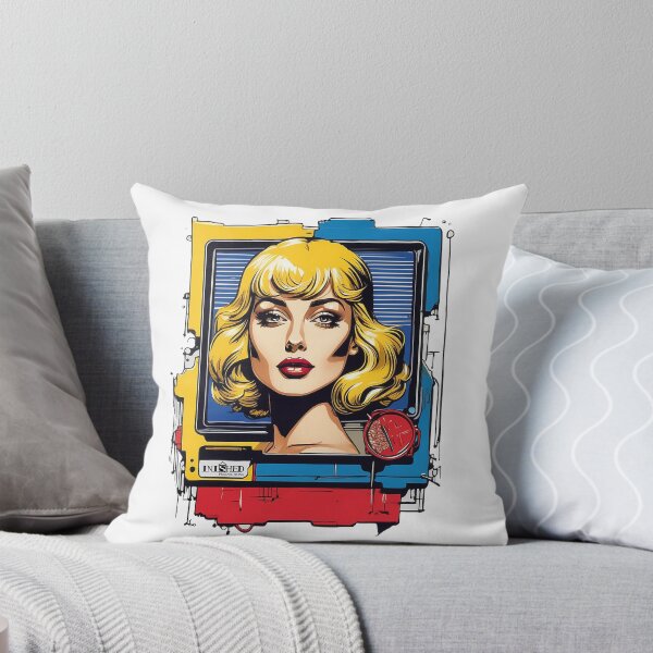 Item preview, Roy Lichtenstein Inspired Girl in TV Graffiti Street Artwork designed and sold by Inished Productions.