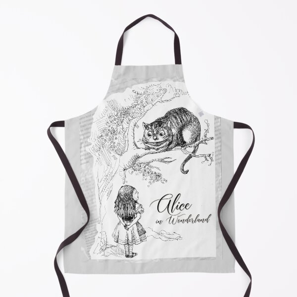 Item preview, Alice in Wonderland - Alice Conversing With The Cheshire Cat (ink drawing by ACCI) designed and sold by VanyssaGraphics.