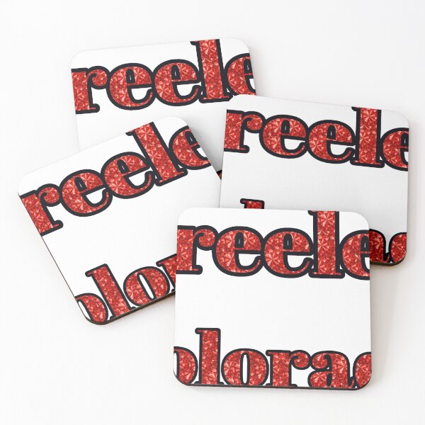 Item preview, Greeley Colorado City Name With Red Rhinestone designed and sold by TheIconSmith.