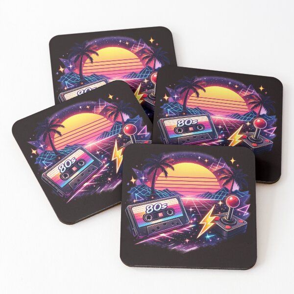 Item preview, Neon Sunset 80s Retro Vibes designed and sold by Tadeusz1.