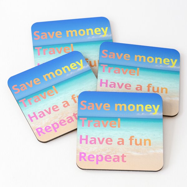 Item preview, Save money, travel, have a fun , repeat designed and sold by Claudia3891.