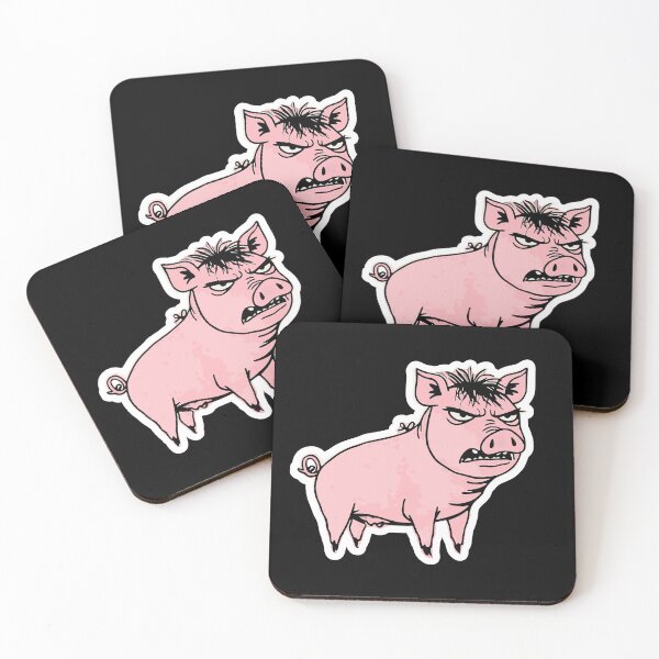 Item preview, Weird Poorly Drawn Angry Pig Doodle Drawing designed and sold by TackyTime.