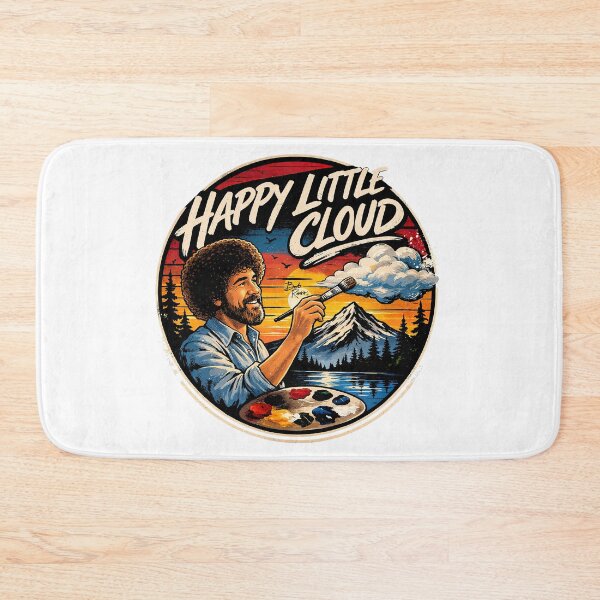 Item preview, Bob Ross Merch, Bob Ross Fan Art, Happy Little Cloud designed and sold by graphic-genie.