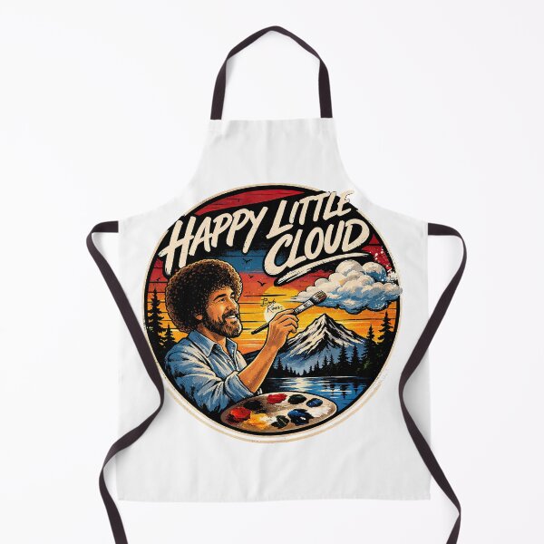 Item preview, Bob Ross Merch, Bob Ross Fan Art, Happy Little Cloud designed and sold by graphic-genie.