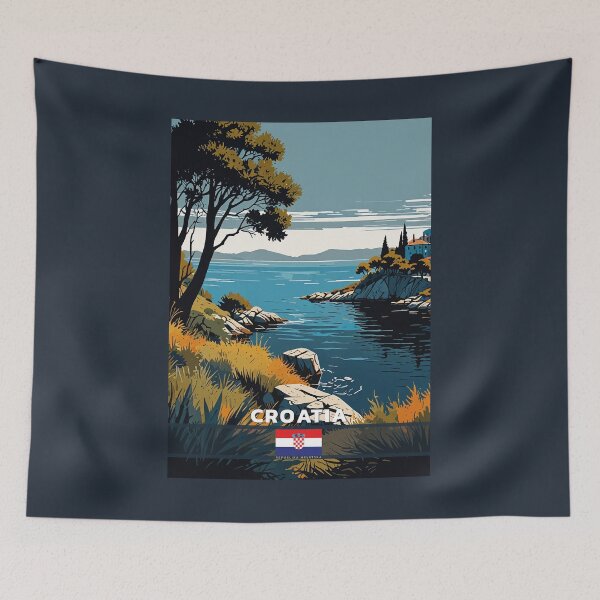 Item preview, Croatia Travel  designed and sold by Thistle-TShop.