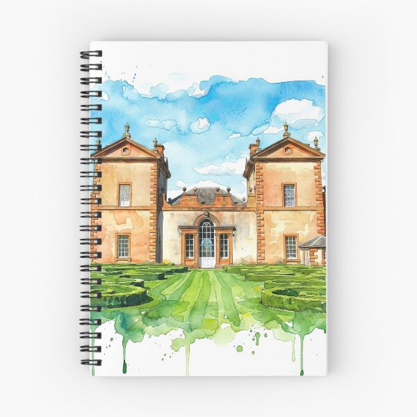Item preview, Watercolour Illustration of the Chatelherault. Lanarkshire, Scotland designed and sold by davidelder.
