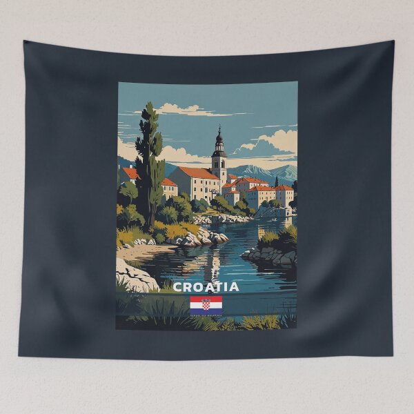 Item preview, Croatia Travel  designed and sold by Thistle-TShop.