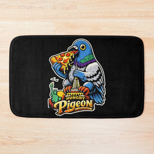 Item preview, Hungry Pigeon Eat PIZZA and Rule to New York designed and sold by Arte Cartoon From TagTeam Group.