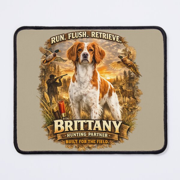 Item preview, Brittany Spaniel Bird Hunting Dog – Hunter Lifestyle Art designed and sold by TammyHunterArt.