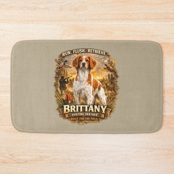 Item preview, Brittany Spaniel Bird Hunting Dog – Hunter Lifestyle Art designed and sold by TammyHunterArt.