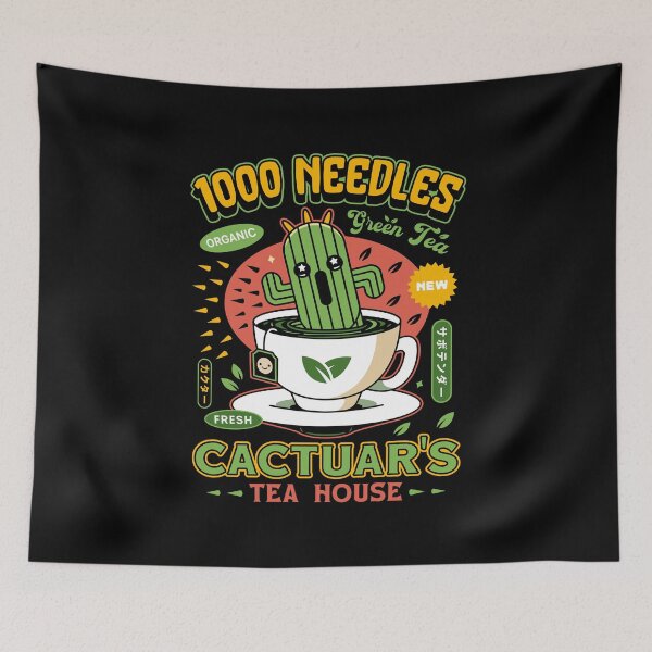 Item preview, Cactuar Green Tea Emblem designed and sold by Lagelantee.