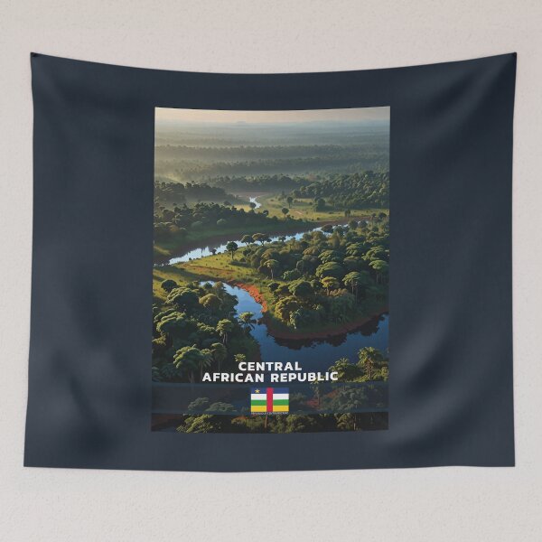 Item preview, Central African Republic Travel  designed and sold by Thistle-TShop.