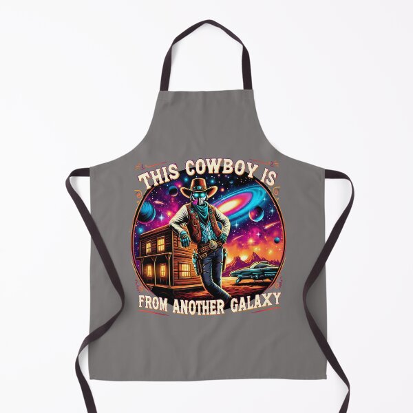 Item preview, This Cowboy Is From Another Galaxy – Cosmic Cowboy Retro Space Western designed and sold by Art-Arcade6.