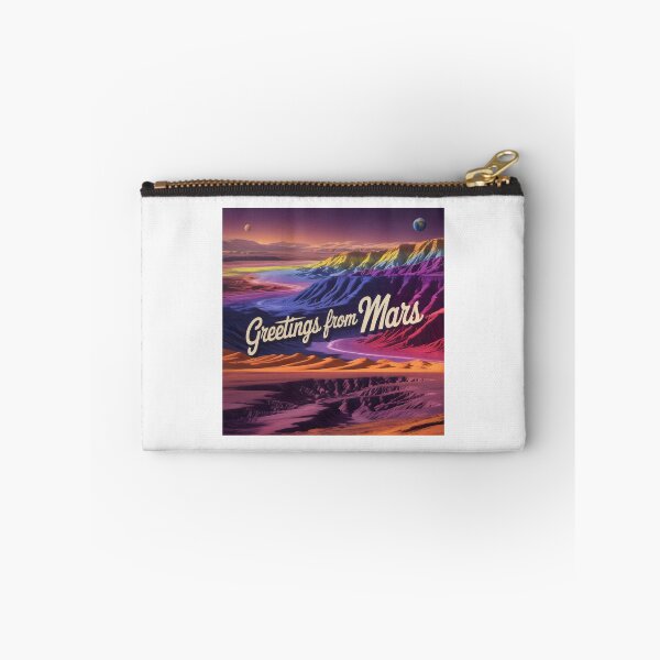 Item preview, Greetings From Mars Psychedelic Canyon Landscape designed and sold by SplashTastic.