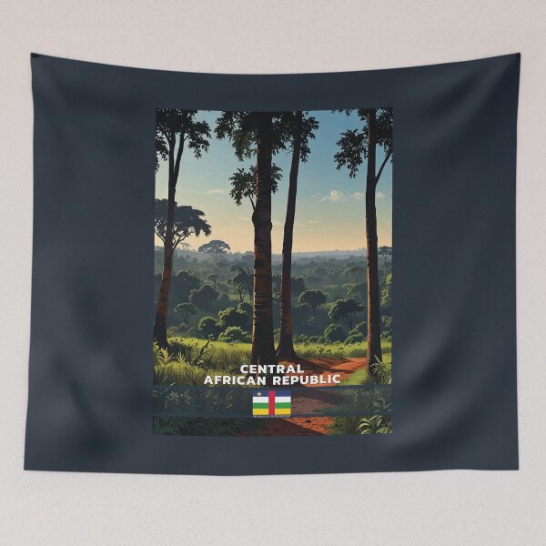 Item preview, Central African Republic Travel  designed and sold by Thistle-TShop.