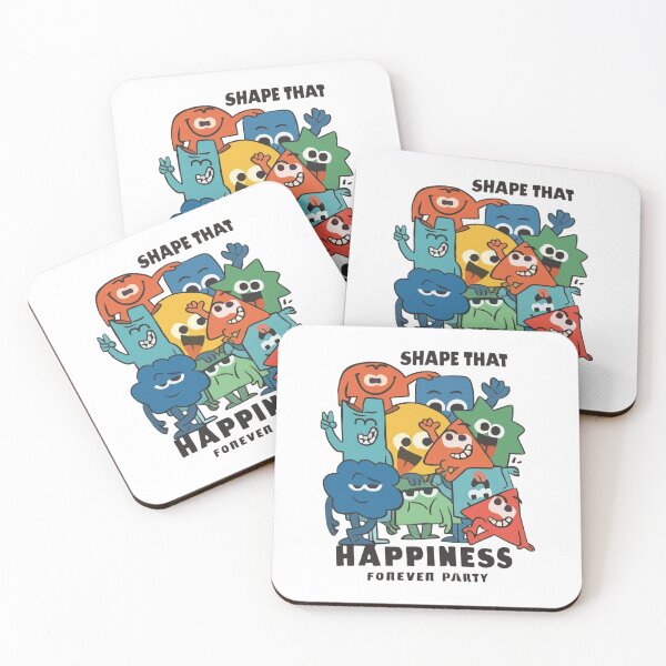 Item preview, Shape That Happiness — Retro Cartoon Character Doodle designed and sold by Colorful-Garden.