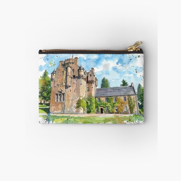 Item preview, Watercolour Illustration of Crathes Castle, Aberdeenshire, Scotland designed and sold by davidelder.