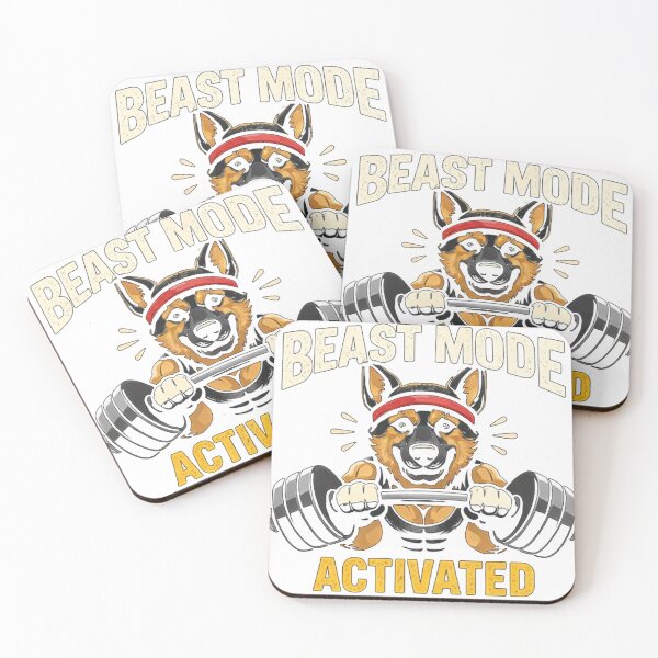 Item preview, Beast Mode Activated Funny Gym Motivation Workout Design designed and sold by ahfas86.