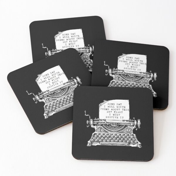 Item preview, Someday I Will Write Poems Typewriter	 designed and sold by tgsqahbhsbl61.