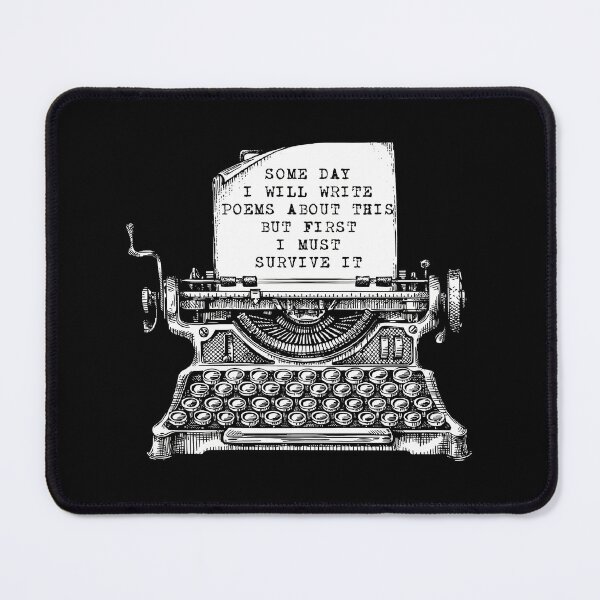 Item preview, Someday I Will Write Poems Typewriter	 designed and sold by tgsqahbhsbl61.