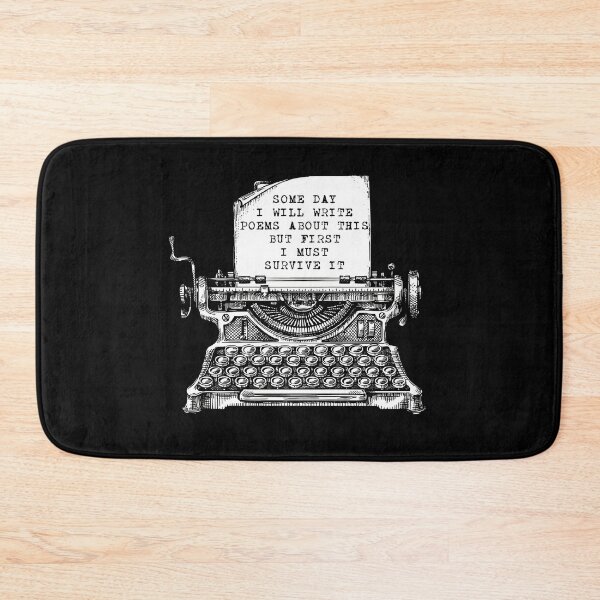 Item preview, Someday I Will Write Poems Typewriter	 designed and sold by tgsqahbhsbl61.