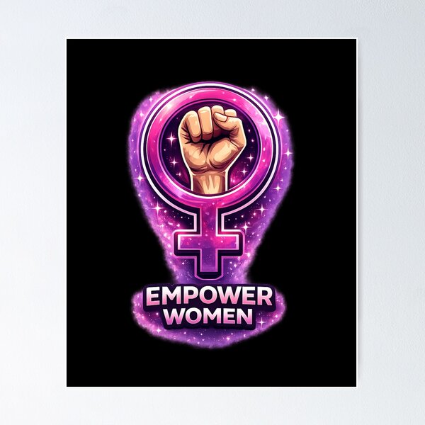 Item preview, Empower Women Feminist Symbol designed and sold by Aminesnip.