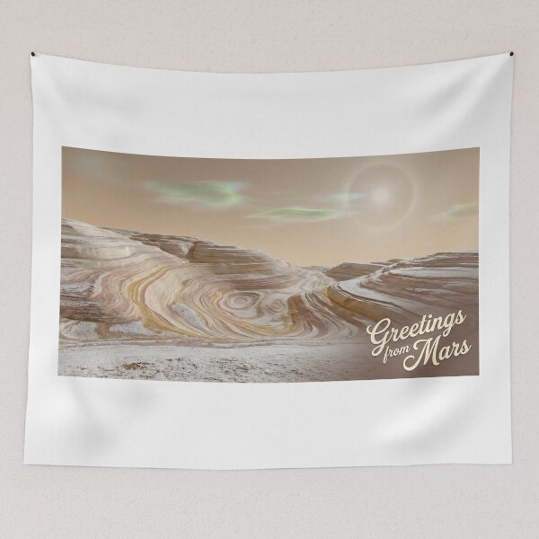 Item preview, Greetings From Mars Stratified Rock Photography designed and sold by SplashTastic.