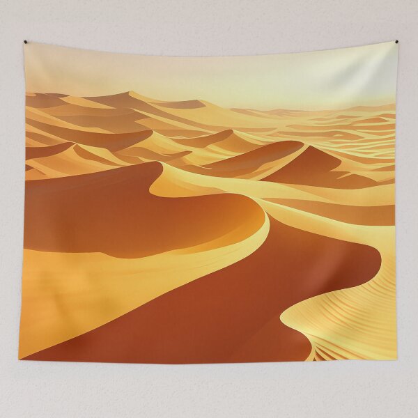 Item preview, Endless Golden Desert Dunes Landscape designed and sold by Christian Weiss.