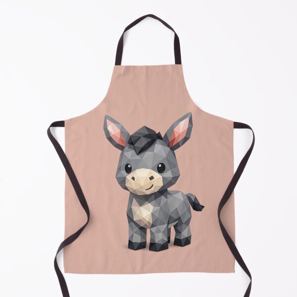Item preview, Cute Low Poly Geometric Donkey Illustration designed and sold by AndreBarnard.