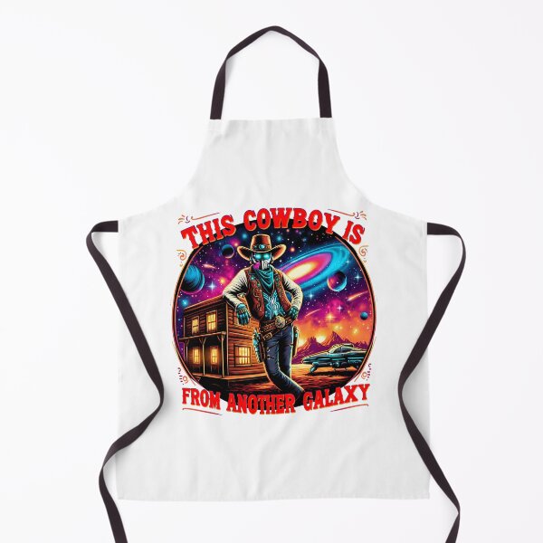 Item preview, This Cowboy Is From Another Galaxy – Cosmic Cowboy Retro Space Western designed and sold by Art-Arcade6.