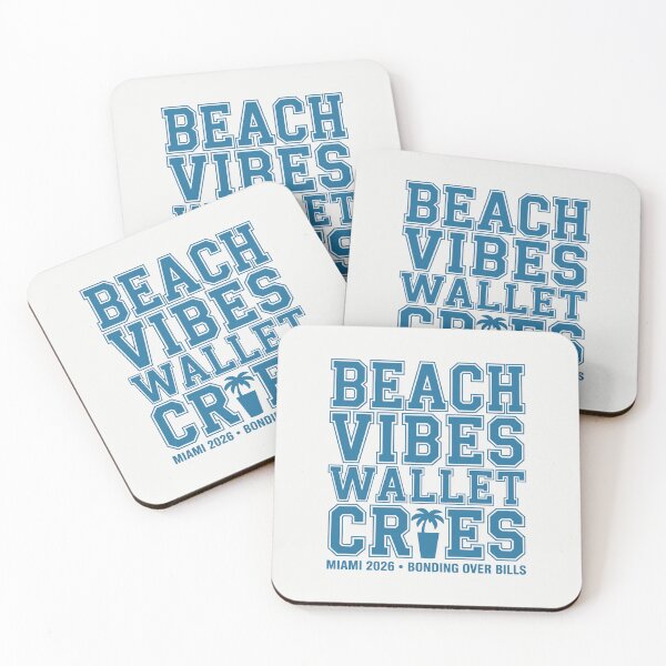 Item preview, Beach Vibes Wallet Cries Miami 2026 designed and sold by SplashTastic.