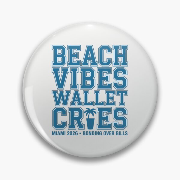 Item preview, Beach Vibes Wallet Cries Miami 2026 designed and sold by SplashTastic.