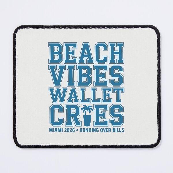 Item preview, Beach Vibes Wallet Cries Miami 2026 designed and sold by SplashTastic.