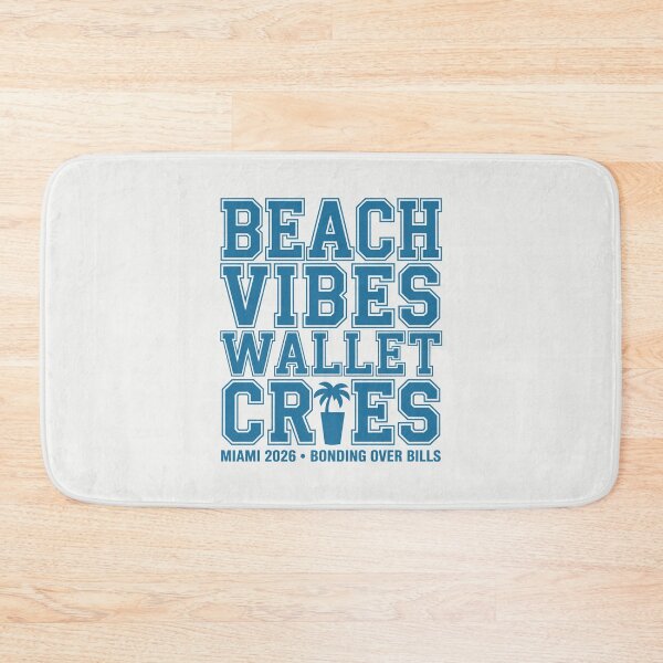 Item preview, Beach Vibes Wallet Cries Miami 2026 designed and sold by SplashTastic.