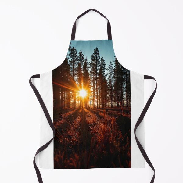 Item preview, Radiant Sunburst Through Pine Forest Silhouette designed and sold by Vida e Arte.