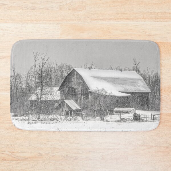 Item preview, Old barn in winter near Richmond, Canada designed and sold by James Cumming.