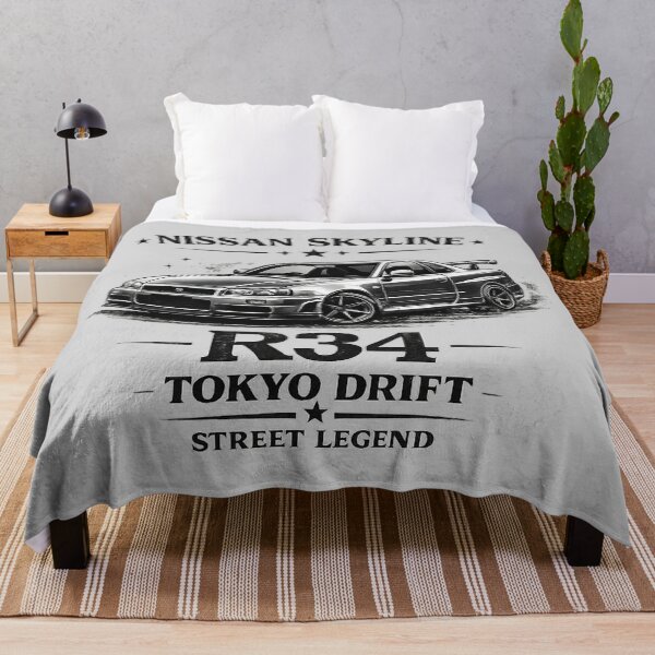 Item preview, Tokyo Drift Legend – Vintage Japanese Sports Car Illustration designed and sold by SergeyDigital.