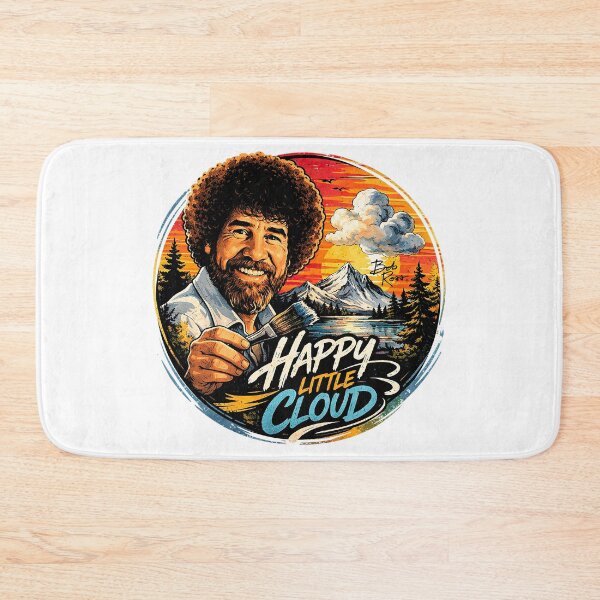 Item preview, Bob Ross Merch, Bob Ross Fan Art, Happy Little Cloud designed and sold by graphic-genie.