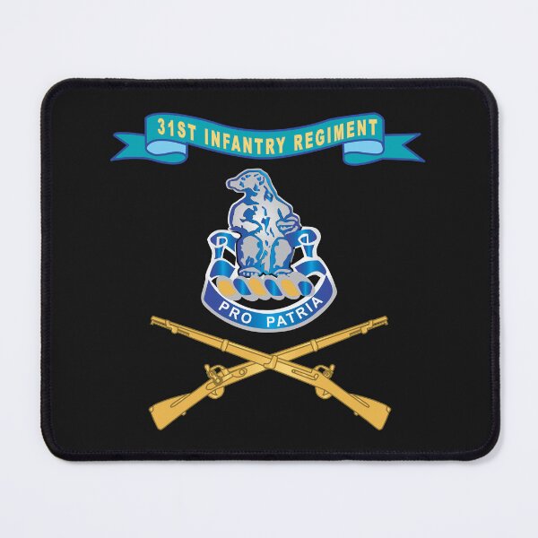 Item preview, Army - 31st Infantry Regiment w Ribbon - Br X 300 designed and sold by Military Insignia Products.
