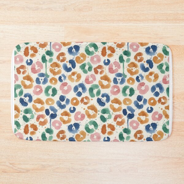 Item preview, Colorful Watercolor Leopard Pattern – Modern Artistic Animal Print Design designed and sold by NdesignTrend.